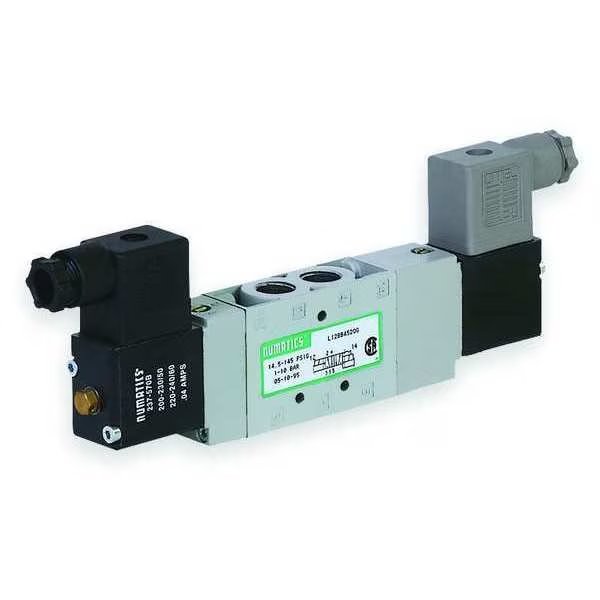 Solenoid Air Control Valve, 3/8 In, 120VAC, Aventics, Mfr#: L23BB452O060T30