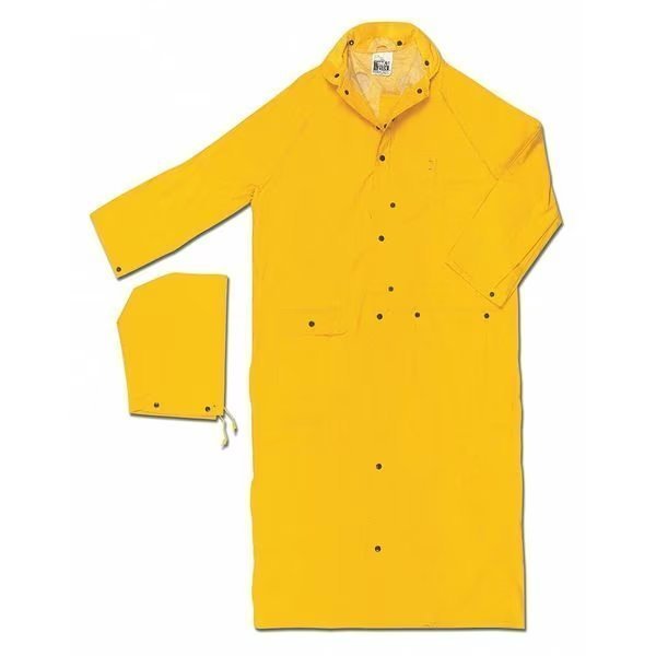 Raincoat with Detachable Hood, Yellow, S, Mcr Safety, Mfr#: 260CS