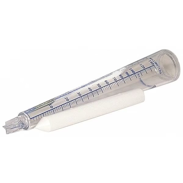 Rain Gauge, 0.1 In To 5.5 In Cap, Lamotte, Mfr#: 1047