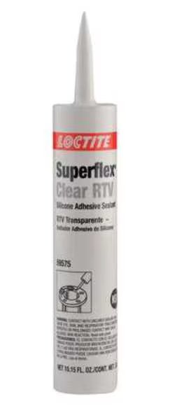 General Purpose Gasket Sealant, 300 mL, Black, Clear, White, Temp Range -65 to 450 Degrees F, Loctite, Mfr#: 193999
