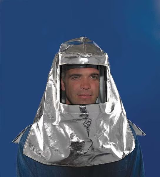 Hood With Shield, Aluminized Carbon Kevlara(R), Karewear, Mfr#: 755ACK