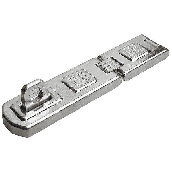 Concealed Hinge Pin Hasp, Hardened Steel, Abus, Mfr#: 100DG/100