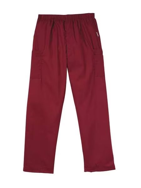 Scrub Cargo Pants, L, Wine, Mens, Landau, Mfr#: 8555RWPLRG