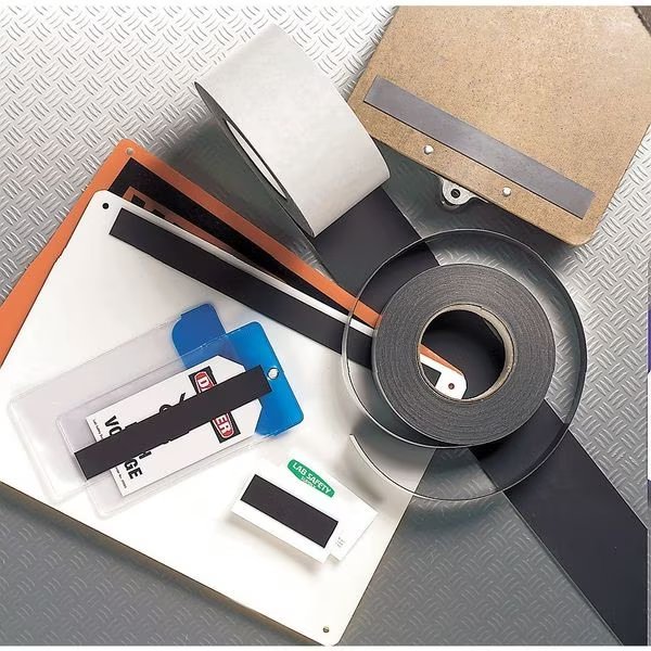 Magnetic Strip, 50 ft. L, 1 In W, Master Magnetics, Mfr#: AG40ACX50