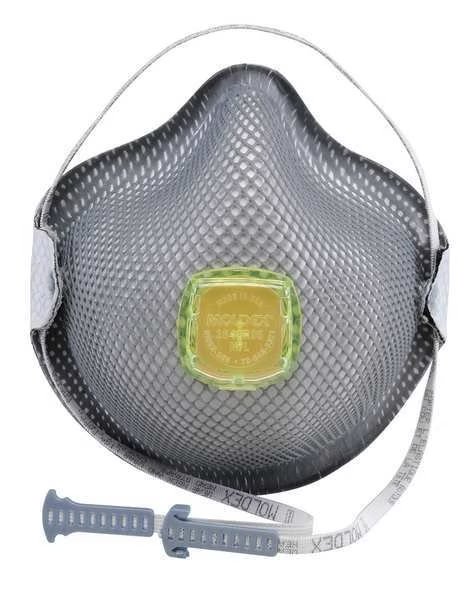 R95 Disposable Respirator w/ Valve, M/L, Gray, PK10, Moldex, Mfr#: 2840R95