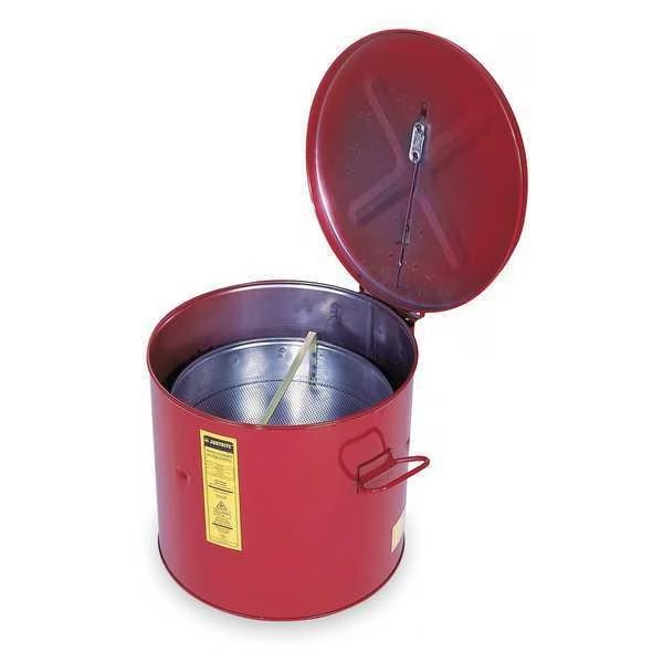 Wash Tank Can, Basket, Benchtop, 3-1/2 gal., Justrite, Mfr#: 27713