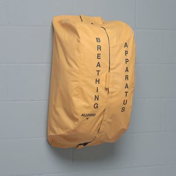 SCBA Cover and Backboard, Black/Yellow, Allegro Industries, Mfr#: 4110-18