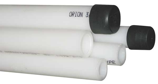 1/2" x 5 ft Non-Threaded Polypropylene Pipe Sch 80, Orion, Mfr#: 1/2 SCHEDULE 80 PIPE