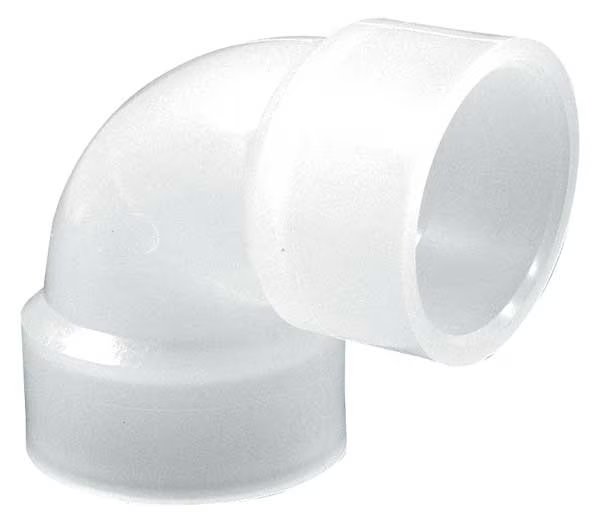 90 Degree Elbow, Polypropylene, 1/2", Schedule 80, 150 psi Max Pressure, Orion, Mfr#: 1/2 90E