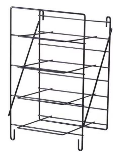 Eyewash Cartridge Wall Rack, Black, Honeywell, Mfr#: 32-000402-0000