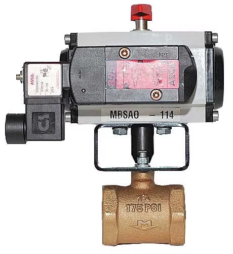 Butterfly Valve, 1 In, 120 VAC/Nema 4, Milwaukee Valve, Mfr#: MBEOO - 1