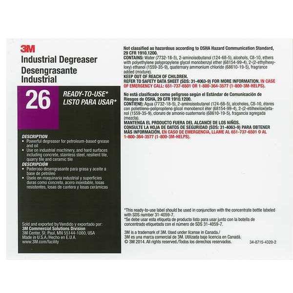 Secondary Label, Multicolor, PK12, Tolco, Mfr#: 340426