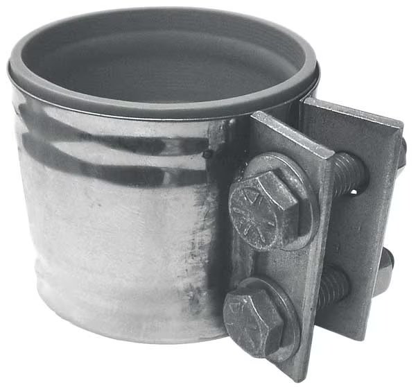 Coupling, Polypropylene, 4", Schedule 40, 80 psi Max Pressure, Orion, Mfr#: 4 nohub plain end no hub coupling