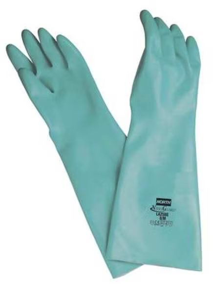 Nitri-Guard Nitrile Unflocked Glove, Honeywell North, Mfr#: LA258G/9