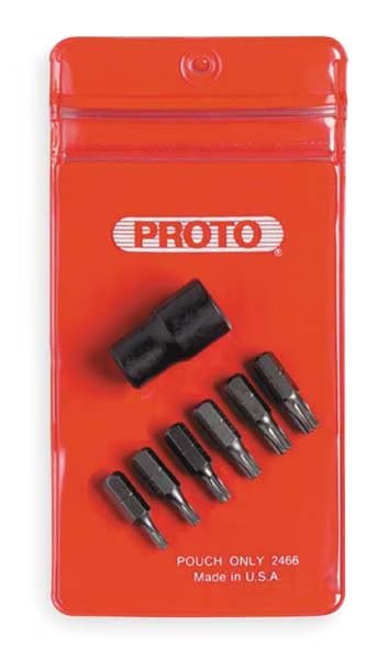 Torx Bit Set, Pieces 7, Proto, Mfr#: J4739P