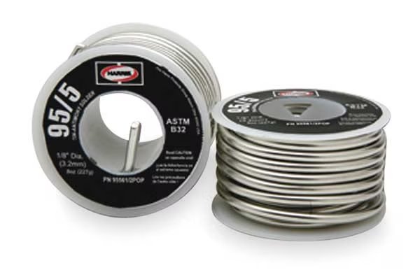 Solid Wire Solder, Lead Free, 452 to 464 F, Harris, Mfr#: 95561/2POP