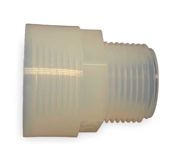 Bushing, 3/8 x 1/2 In, NPT, PFA, Parker, Mfr#: PB-68-P