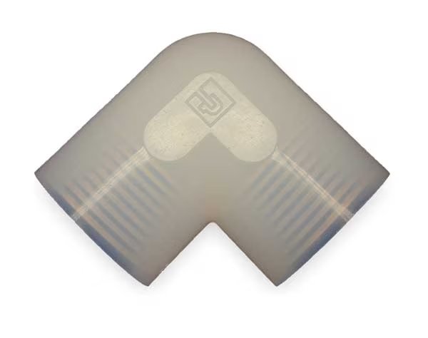 Female Elbow, 1/2 In, NPT, PFA, Parker, Mfr#: PE-8-P