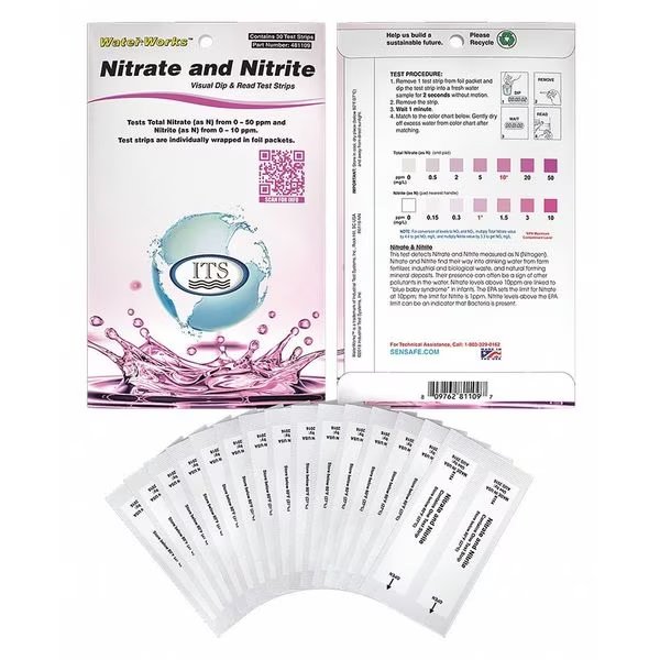 Test Strip, Nitrate/Nitrite Nitrogen, PK30, Industrial Test Systems, Mfr#: 481109