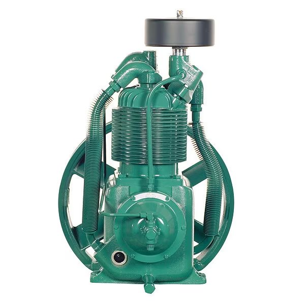 Air Compressor Pump, 3 hp, 5 hp, 2 Stage, 2 qt Oil Capacity, 2 Cylinder, Champion Pneumatic, Mfr#: R2-30A-P01