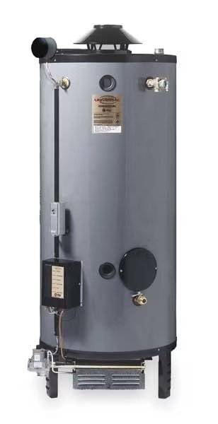 Natural Gas Commercial Gas Water Heater, 35 gal., 120V AC, Rheem-Ruud, Mfr#: G37-200