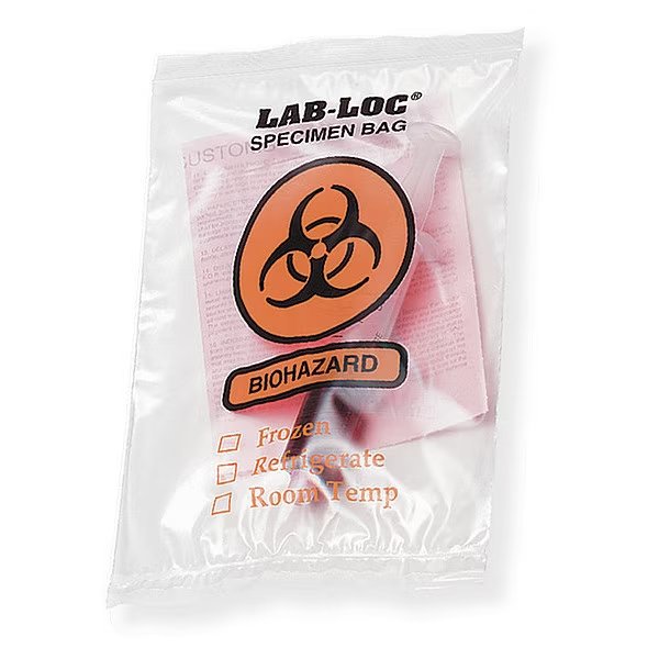 Specimen Transfer Bag, 6 In. W, PK1000, EnjoyTool Select, Mfr#: 3CUE5