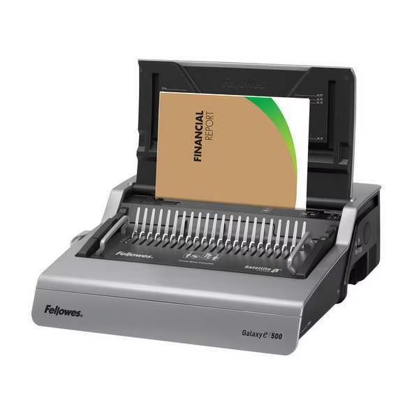 Binding Machine, Comb, Gray, Fellowes, Mfr#: 5218301