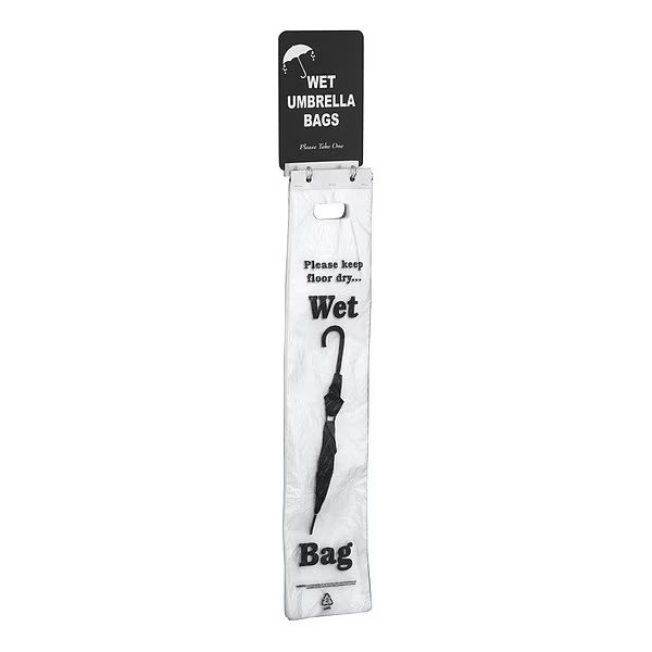 Wet Umbrella Bag Holder, Wall Mounted, Glaro, Mfr#: WVBS11SA