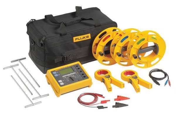 Earth Ground Tester Kit, 250VAC, Fluke, Mfr#: FLUKE-1625-2 KIT
