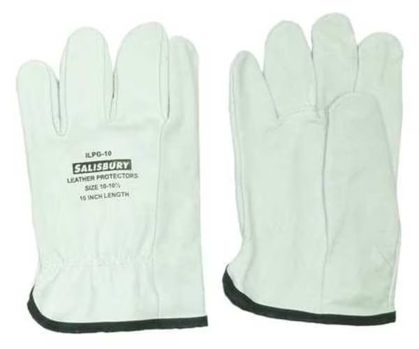 Elec. Glove Protector, 10, Cream, PR, Salisbury, Mfr#: ILPG10/10