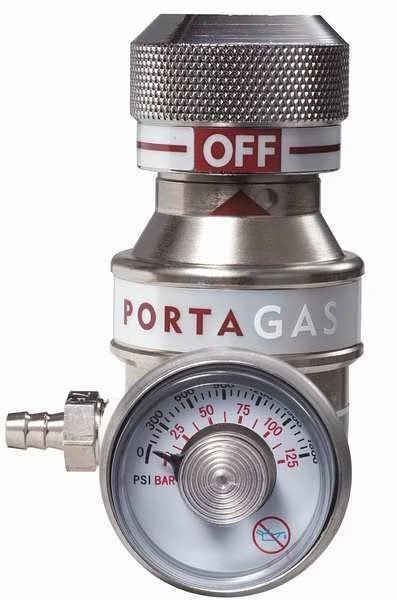 Gas Regulator, 0.5Lpm, Portagas, Mfr#: 90005510