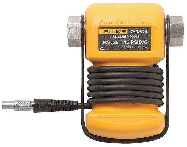 Pressure Module, Differential, 0 to 1 psi (0 to 7 kPa), For Use With Fluke Calibrators, Fluke, Mfr#: FLUKE-750P22