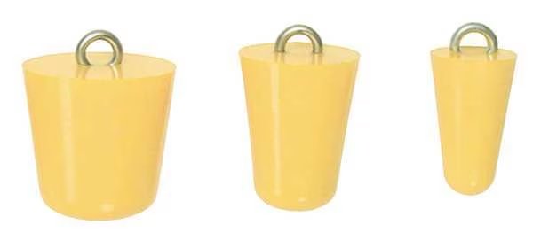 Drain Plug Kit, Yellow, Pig, Mfr#: PLR207