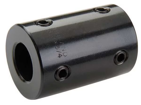 Rigid Shaft Coupling, Set Screw, 6mm, Ruland, Mfr#: MSCX-6-6-F