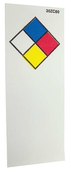 NFR Label, 3-7/8 in. W x 1-1/2 in. H, PK25, Badger Tag & Label, Mfr#: 110