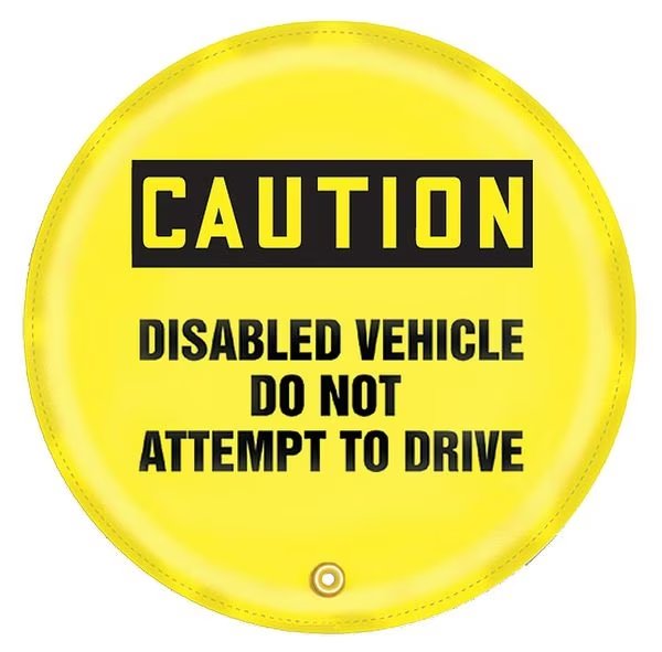 Steering Wheel Cover, Disabled Vehicle, 24, Accuform, Mfr#: KDD833