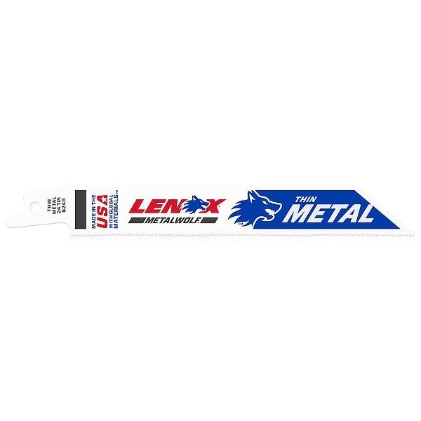 Reciprocating Saw Blades, 6 in L, Steel, Lenox, Mfr#: 20569S624R