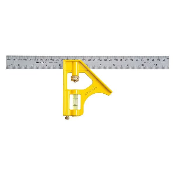 Premium Die-Cast Handle Combination Square – 12