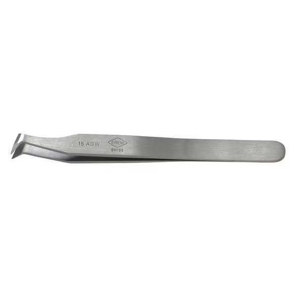 Precision Tweezers, 4-1/2In, Manual, Erem, Mfr#: 15AGW