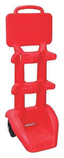 Fire Extinguisher Cart, Red, Flamefighter, Mfr#: WEX01