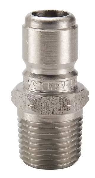 Hydraulic Quick Connect Hose Coupling, 303 Stainless Steel Body, Ball Lock, 3/8"-18 Thread Size, Parker, Mfr#: SST-N3M