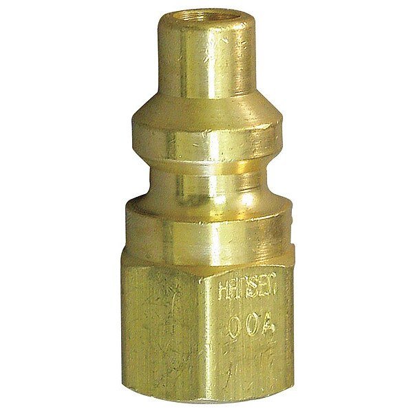 Coupler Plug, (F)NPT, 1/4, Brass, Hansen, Mfr#: 02A