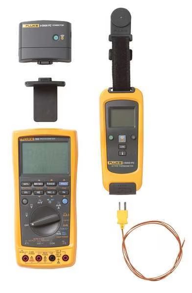Process Meter, 0 to 1000VAC/DC, Infrared, Fluke, Mfr#: FLUKE-789/T3000 FC