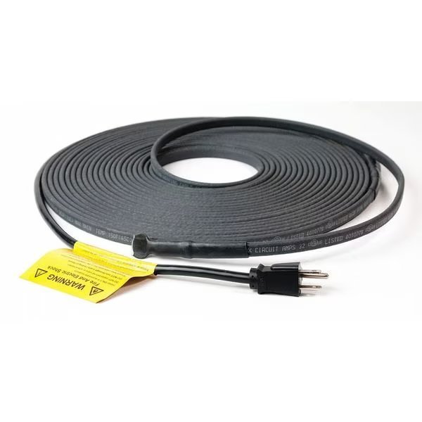 Self-Regulating Heating Cable, 120VAC, 87 ft. Length, Briskheat, Mfr#: FFSL1-87