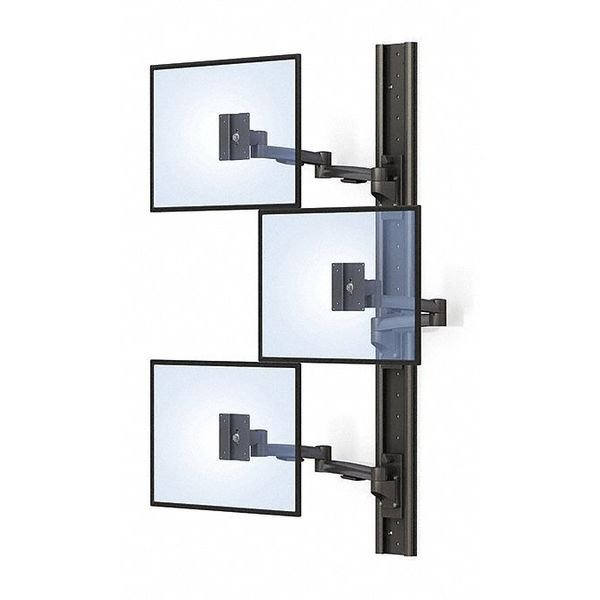 Articulating Arm Wall Mount, 3 Monitor, Afc Industries, Mfr#: 772505G