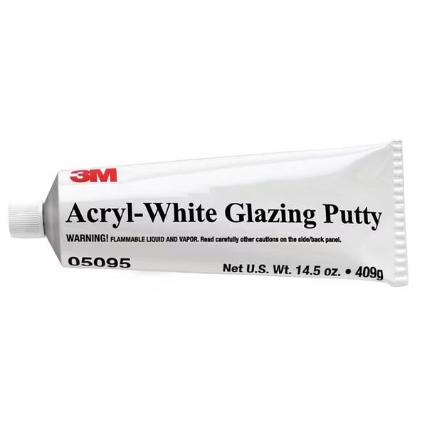 Acryl Putty, White, 14.5 oz., 3M, Mfr#: 0-00-51131-05095-2