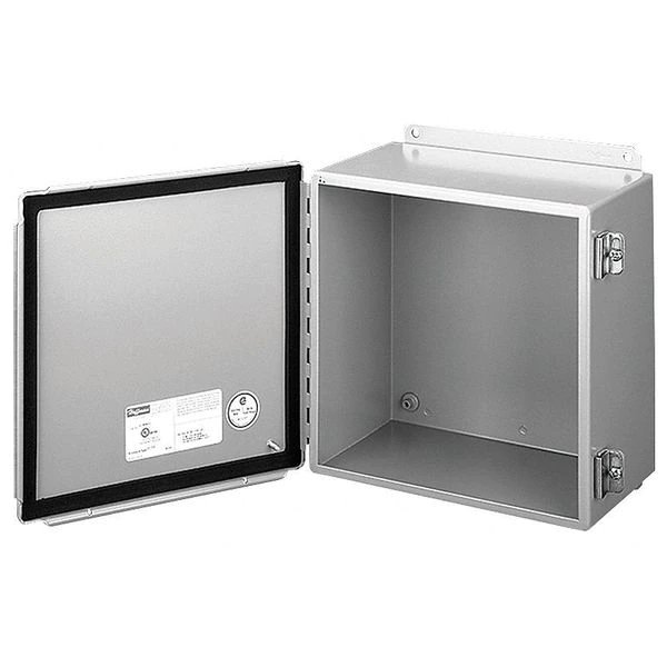 Carbon Steel Enclosure, 16 in H, 14 in W, 6 in D, NEMA 12, Hinged, Nvent Hoffman, Mfr#: A1614CH