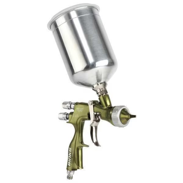 HVLP Spray Gun, Medium, Gravity, 30 oz., Binks, Mfr#: 2466-14HV-32SG