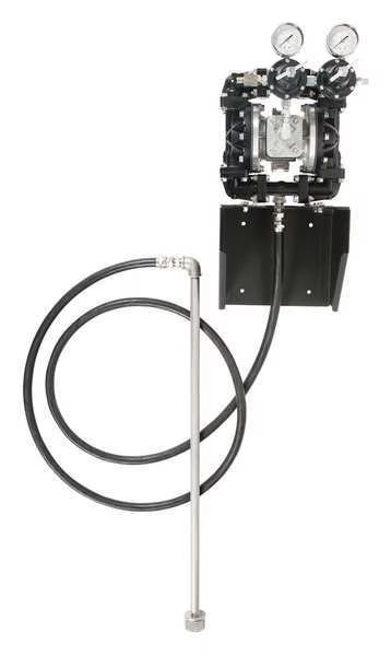 DBL Wall Mount Diaphragm Pump, 5 gal., Binks, Mfr#: GEM2-P2D1060