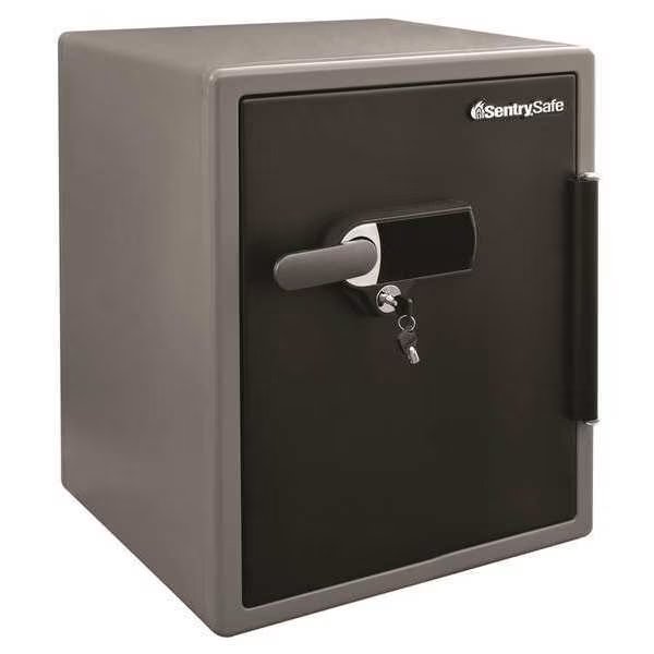 2.05 cu ft Fire Rated Security Safe, 124.8 lbs, 1 hr. Fire Rating, Black/Gray, Sentry Safe, Mfr#: SFW205UPC